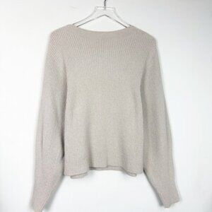 COS High Neck Ribbed Long Sleve Pullover Small